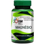 Ficha técnica e caractérísticas do produto Magnésio Quelato 60 Cápsulas de 1000 Mg Stay Well