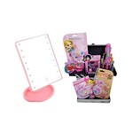Ficha técnica e caractérísticas do produto Maleta de Maquiagem Grande Cisne Completa Infantil + Espelho GB5 Rosa Gbmax