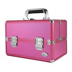Ficha técnica e caractérísticas do produto Maleta de Maquiagem Profissional Pink Pequena - Jacki Design BJH17311