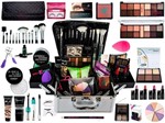 Ficha técnica e caractérísticas do produto Maleta Maquiagem Completa Ruby Rose Kit Pinceis Macrilan