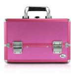 Ficha técnica e caractérísticas do produto Maleta Profissional de Maquiagem Pink BJH17302 Jacki Design