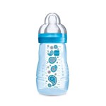 Ficha técnica e caractérísticas do produto Mamadeira Easy Active Fashion Bottle 270 Ml 2+ Azul 4837 MAM