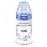 Ficha técnica e caractérísticas do produto Mamadeira First Choice Premium 150ml 0M+ Azul - Nuk - Nuk