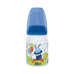 Ficha técnica e caractérísticas do produto Mamadeira Lillo Magia Bico Redondo Silicone - 120Ml Azul