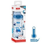 Ficha técnica e caractérísticas do produto Mamadeira Nuk First Choice 360ml Controle Temperatura Azul