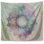 Ficha técnica e caractérísticas do produto Mandala da flor impressão parede Haning Tapestry Beach Blanket Gostar