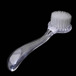 Ficha técnica e caractérísticas do produto Manicure cabeça redonda Escova de Unhas Com tampa com punho longo poeira Escova de Unhas