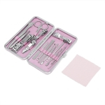 Ficha técnica e caractérísticas do produto Manicure Pedicure Nail Care Set 15Piece Cutter Cuticle Clippers Kit SetGift Case