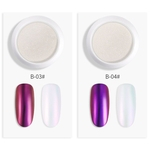Ficha técnica e caractérísticas do produto Manicure Prego Glitter Pó Pérola Shell Shimmer pó DIY Nail Pigment Pearl Powder