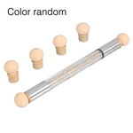 Ficha técnica e caractérísticas do produto Manicure Tools Escova de Unhas Esponja Pen Double-cabe?a mut¨¢vel Formado instrumentos de manicure