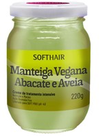 Manteiga Capilar Softhair Abacate e Aveia 220g Low Poo - Soft Hair