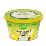 Ficha técnica e caractérísticas do produto Manteiga de Coco Sabor Coco Sem Sal Qualicôco 200g - Qualicoco