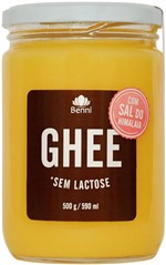 Ficha técnica e caractérísticas do produto Manteiga Ghee com Sal Rosa do Himalaia - Benni 500g