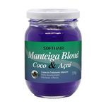 Ficha técnica e caractérísticas do produto Manteiga Soft Hair Blond Coco E Açaí 220g