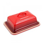 Ficha técnica e caractérísticas do produto Manteigueira de Cerâmica Le Creuset Vermelha 250mL - 25031
