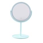 Ficha técnica e caractérísticas do produto Maquiagem de aumento LED Espelho Beleza Espelho redondo de dupla face iluminado Mirrors