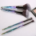 Ficha técnica e caractérísticas do produto Maquiagem ferramenta 5 pcs Makeup Brushes Set Nylon escova de cabelo Rhinestone Decor