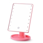 Ficha técnica e caractérísticas do produto Maquiagem Levou Espelho Com Lampada De Armazenamento Do Desktop Sensor De Toque Espelho 360 Rotation