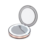 Ficha técnica e caractérísticas do produto Maquiagem levou Espelho de Luz Vanity ampliação portátil Espelho com carregador USB