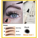 Ficha técnica e caractérísticas do produto Maquiagem para Sobrancelha Caneta Eyebrow Pen Tattoo Sistema Microblading Tebori