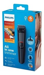 Ficha técnica e caractérísticas do produto Máquina de Barbear Aparar Pelos e Cabelos Barbeador Philips