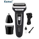 Ficha técnica e caractérísticas do produto Maquina de Barbear Kemei 3 In 1 Hair Clippers Km-6558 - Bivolt