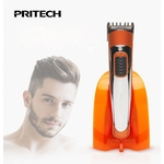 Maquina De Cortar Cabelo mini aparador de cabelo máquina de corte barba barbeiro barbeador para homens PRITECH