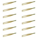 Ficha técnica e caractérísticas do produto Marco Boni 6117b Pinça Dourada Chanfrada - Kit com 12