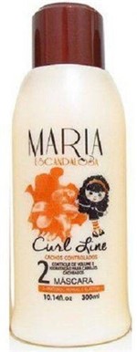 Maria Escandalosa Curl Line Passo2 Máscara 300ml (kit C/06)