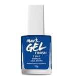 Ficha técnica e caractérísticas do produto Mark. Gel Finish Esmalte 7 em 1 10ml - Azul Safira