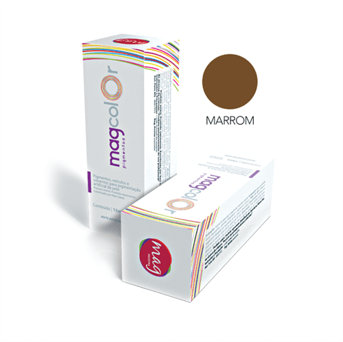Ficha técnica e caractérísticas do produto Marrom Pigmento Mag Color 15ml