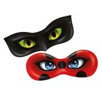 Ficha técnica e caractérísticas do produto Máscara 6 Unidades - LadyBug - Regina Festas