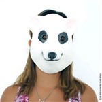 Ficha técnica e caractérísticas do produto Máscara Animais Urso Branco Inf. P.V.C