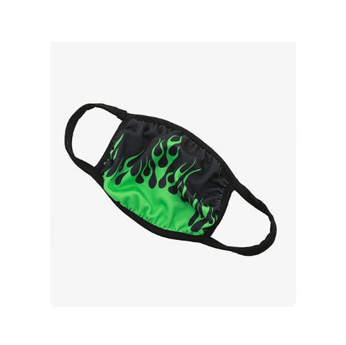 Ficha técnica e caractérísticas do produto Máscara Billie Eilish Green Flame Fashion Face Mask (Verde, ÚNICO)