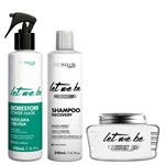 Ficha técnica e caractérísticas do produto Máscara Biorestore Líquida 240ml + Shampoo Recovery 240ml + Máscara Recovery Let Me Be 250g