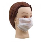 Ficha técnica e caractérísticas do produto Mascara Branca Descartavel para Uso Individual com 25un Santa Clara