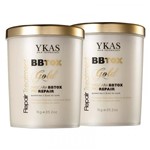 Ficha técnica e caractérísticas do produto 2 Máscara Capilar Bbtox Gold Pro Repair 1kg + Brinde - Ykas - Ykas Professional