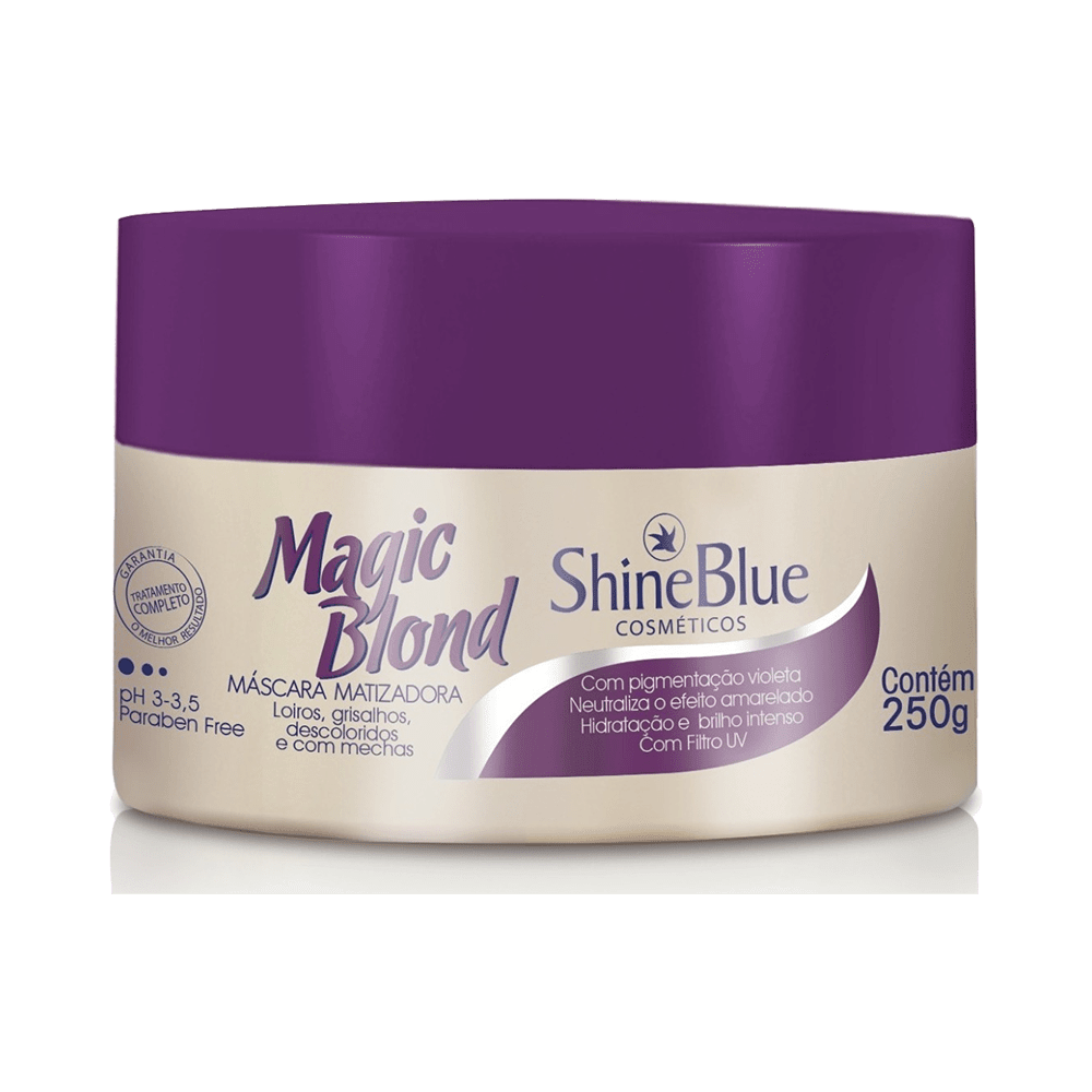 Ficha técnica e caractérísticas do produto Máscara Capilar Shine Blue Magic Blonde 250g