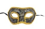 Ficha técnica e caractérísticas do produto Mascara Carnaval Medieval Bronze Único