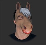 Ficha técnica e caractérísticas do produto Máscara Cavalo Fantasia Carnaval Cosplay Látex Spook
