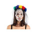 Máscara Caveira Mexicana Feminino - Halloween