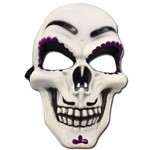 Ficha técnica e caractérísticas do produto Mascara Caveira Mexicana Roxa Halloween