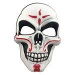 Ficha técnica e caractérísticas do produto Mascara Caveira Mexicana Vermelha Halloween