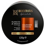 Ficha técnica e caractérísticas do produto Máscara Colorante Bio Extratus 2 Minutos Mágicos - Castanho 120g