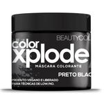 Ficha técnica e caractérísticas do produto Máscara Colorante Color Xplode Preto Blackout 300gr Beautyco