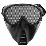 Máscara com Oculos de Proteção P/ Airsoft - Hy-002bk
