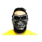 Ficha técnica e caractérísticas do produto Máscara com Oculos de Proteção P/ Airsoft Skull Black - HY051PS