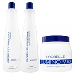 Ficha técnica e caractérísticas do produto Máscara + Condicionador + Shampoo 1 L Lumino Max Probelle