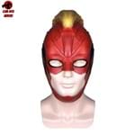 Ficha técnica e caractérísticas do produto Máscara Cosplay Capitã Marvel Filme Modelo 2 Realista Latex Capuz