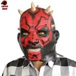 Ficha técnica e caractérísticas do produto Máscara Cosplay Darth Maul Star Wars Realista Latex Capuz